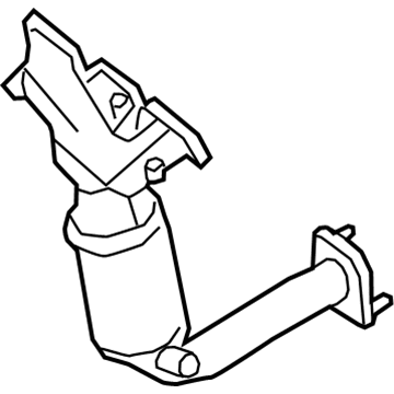 Mercury 9E5Z-5G232-A Exhaust Manifold And Catalyst