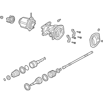 Mercury 6L8Z-4200-A Differential And Carrier Assembly