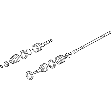 Ford 5L8Z-4234-BD Shaft Assembly - Rear Axle