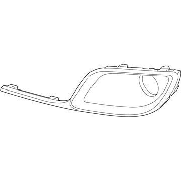 Lincoln DE9Z-17E810-AA Bezel - Fog Lamp