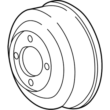 Ford XL3Z-8509-A Pulley - Water Pump