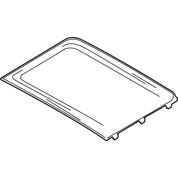 Ford ML3Z-16500A18-E Rear Glass