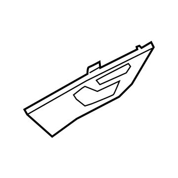 Lincoln LJ7Z-78239A00-AA Applique - Door Trim Panel