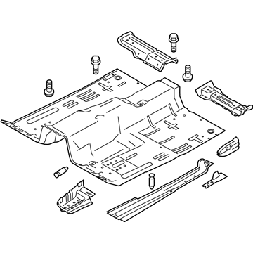 Ford FR3Z-6311135-A Pan Assembly - Floor