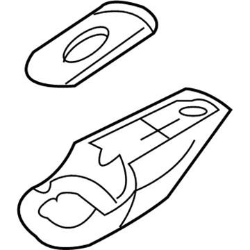 Mercury 1L2Z-17N808-BA Hook - Towing - Front