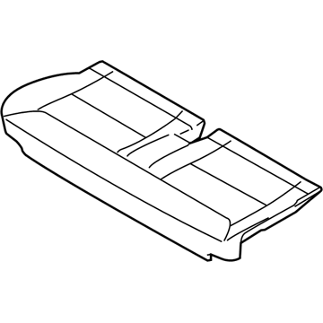 Ford MB5Z-7863804-DB Cover Assembly - Rear Seat Cushion