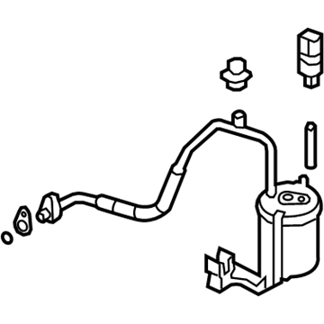 Ford 8L8Z-19C836-C Accumulator Assembly - Air Conditioning