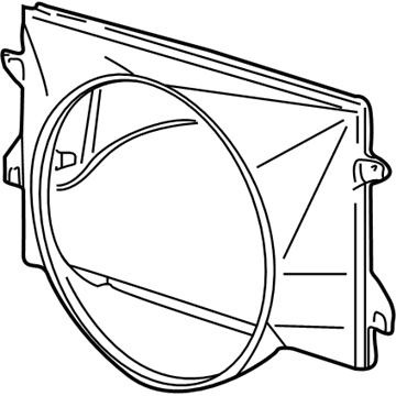 Ford F85Z-8146-BA Shroud - Radiator Fan