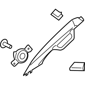 Ford JC3Z-2503599-AB Moulding - Windshield
