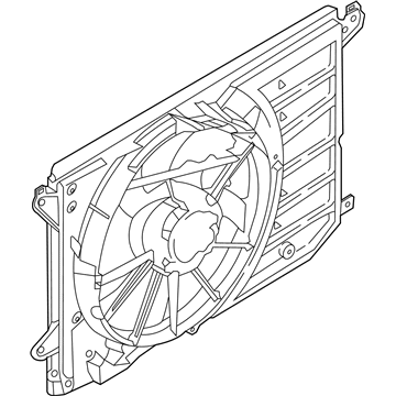 Ford DS7Z-8C607-B Motor And Fan Assembly - Engine Cooling