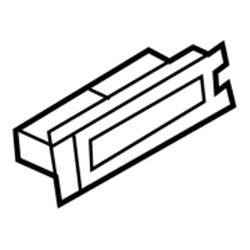 Ford 9L8Z-10D885-A Display Unit 9L8Z-10D885-A Ford Display Unit Illustration 1 of 1