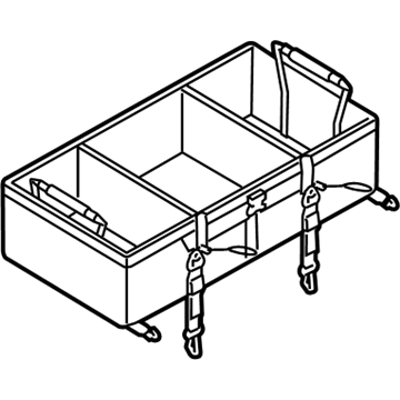Ford HE5Z-78115A00-A Compartment Assembly - Rear Stowage