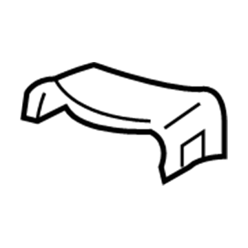 F3TZ-16A465-A Ford Step Bar Front Support, Driver Side Illustration 1 of 1