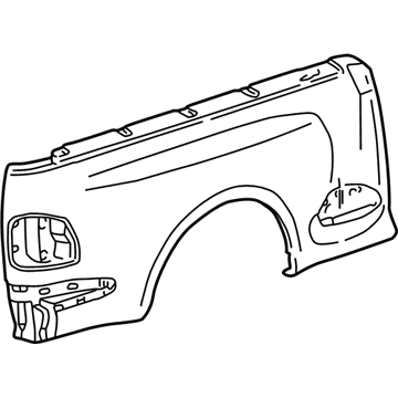 Ford F65Z-8327840-AS Panel - Quarter - Outer