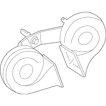 Mercury 8G1Z-13832-B Horn Assembly