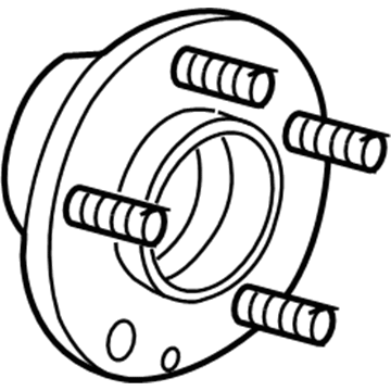 Lincoln BT4Z-1104-B Hub Assembly - Wheel