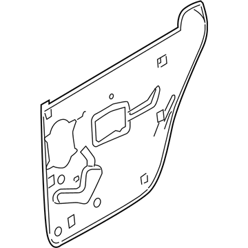 Mercury 6L2Z-7827458-A Shield - Rear