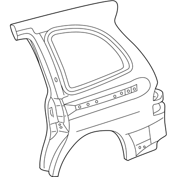 Mercury 3F2Z-17279D46-AA Panel - Body Side