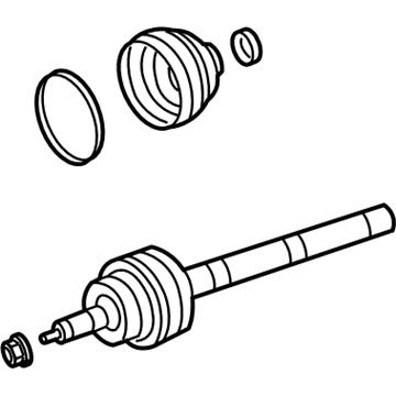 Lincoln AL1Z-3B436-A Joint And Stub Shaft Assembly