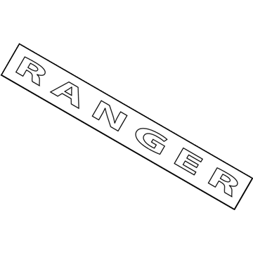 Ford VKB3Z9942528A Name Plate
