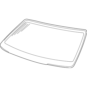 Ford 1W7Z-5403100-AA Glass - Windscreen
