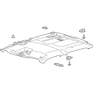 ML3Z-1651916-BF Ford Headlining - Roof Illustration 1 of 1