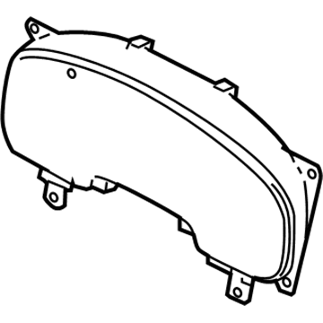 Ford 4L3Z-10890-CA Mask - Fuel And Temperature Gauge
