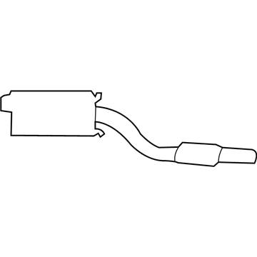 Mercury 4W3Z-5230-BA Muffler Assembly - Front