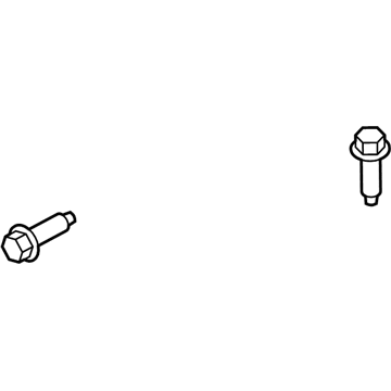 -W711158-S900 Ford Headlamp Assembly Upper Bolt Illustration 1 of 1