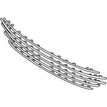 Ford LJ6Z-8200-SA Grille Assembly - Radiator