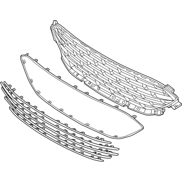 Ford LJ6Z-8200-DB Grille Assembly - Radiator