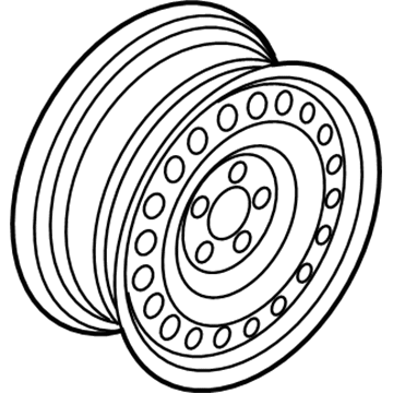 Ford 4L2Z-1015-AA Wheel Assembly