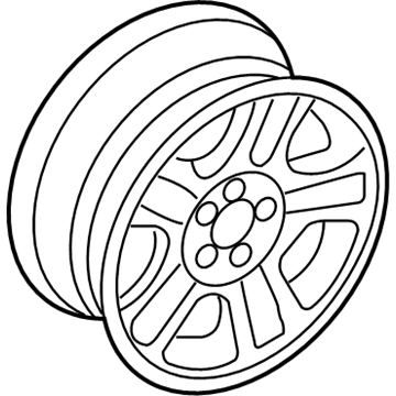 Ford 6L2Z-1015-A Wheel Assembly