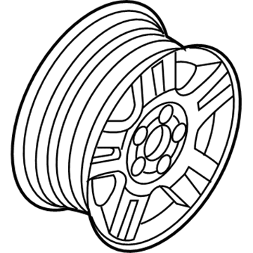 Ford 6L2Z-1007-B Wheel Assembly