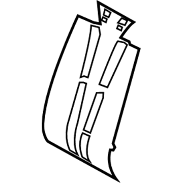 Ford EJ7Z-14D696-J Seat Back Heater, Front Upper Passenger Side EJ7Z-14D696-J Ford Seat Back Heater, Front Upper Passenger Side Illustration 1 of 1