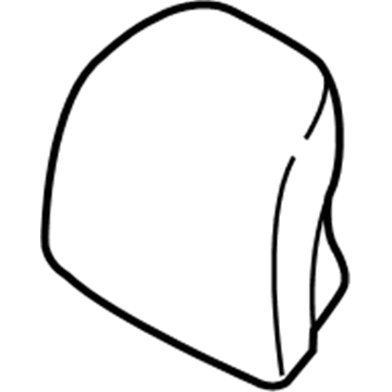 Ford EJ7Z-78610A62-CA Headrest Cover EJ7Z-78610A62-CA Ford Headrest Cover Illustration 1 of 1