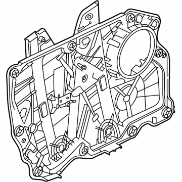 Ford LJ8Z-5823208-C Regulator - Window - Less Motor