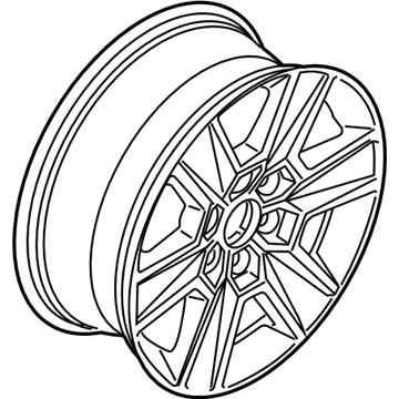 FL3Z-1007-L Ford Wheel, Spare Illustration 1 of 1