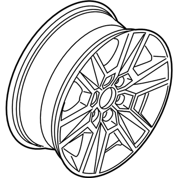 FL3Z-1007-K Ford Wheel, Alloy Illustration 1 of 1