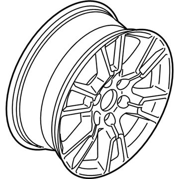 FL3Z-1007-B Ford Wheel, Alloy Illustration 1 of 1