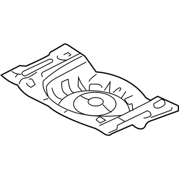 Mercury 6E5Z-5411215-AA Pan Assembly - Floor - Rear
