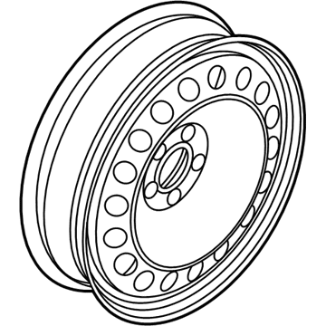 Ford EM2Z-1015-D Wheel Assembly