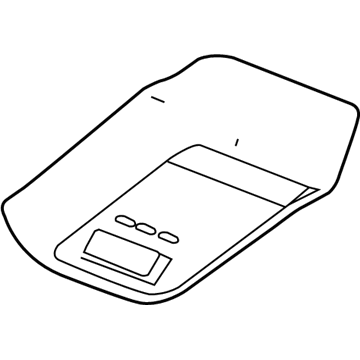 Ford 6W7Z-54519A70-AAA Console Assembly - Overhead