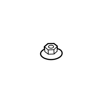 Ford -W718587-S440 Nut And Washer Assembly - Hex.