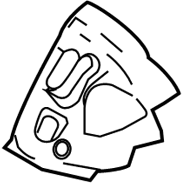 Ford 7H6Z-16060-A Pad - Anti-Rattle