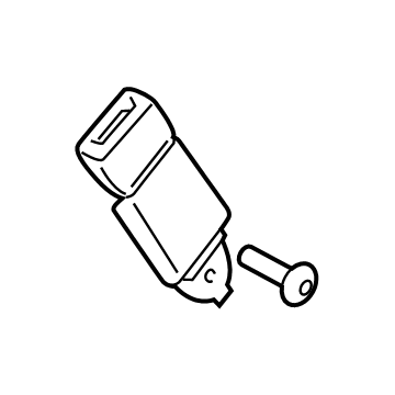 Ford ML3Z-15611B70-AA Seat Belt Assembly