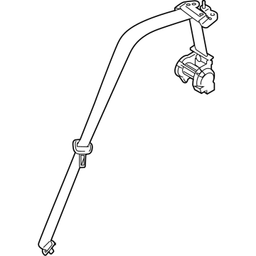 Ford ML3Z-15611B64-AA Seat Belt Assembly