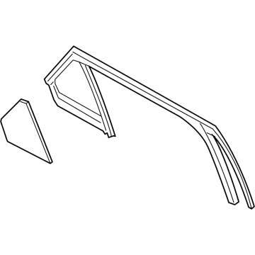 Lincoln LC5Z-7825766-B Run - Door Glass