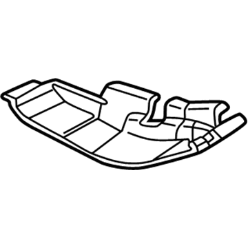 Ford F77Z-7811398-AA Deflector