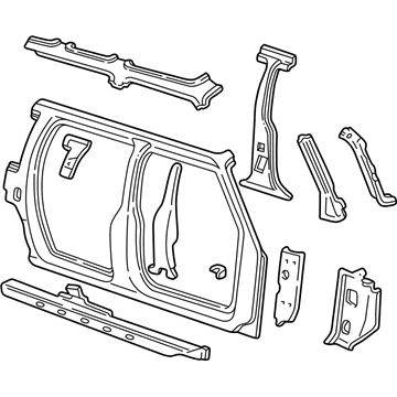 Ford 1L2Z-98211A10-AA Frame Assembly